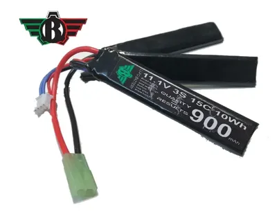 Li-PO 900mAh Tripla 11,1V Li-Po Battery - Bolt Airsoft