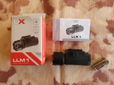 LLM 1 Light Laser Module Ex FLR650 Laser Sight Class 2 LED Flashlight 6 Leds By - Walther
