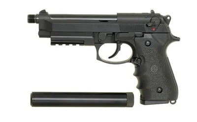 M9A1 Silencer Mock Suppressor Full Metal - LS