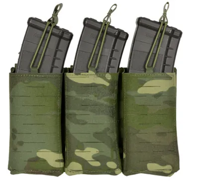 M4 - AR15 - AK 3 x Magazines MOLLE Pouch Laser Cut MT - 8Fields