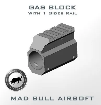 M4 - M16 Top Rail Gas Block - Madbull