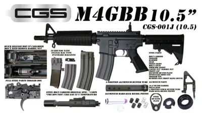M4A1 CQB 10,5INCH MWS Compatible By CGS - Cyma