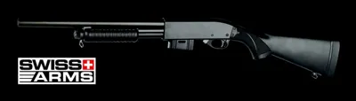 M870 Shotgun Type C6 Full Metal FAST Pump Action - Swiss Arms