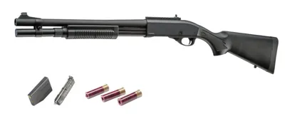 M870 TYPEM8872 Gas Full Metal Shotgun Fucile a Pompa - Golden Eagle
