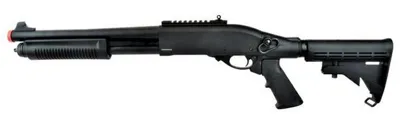M870M "Medium" Gas Shotgun 3 - 6 Shots Full Metal - Golden Eagle