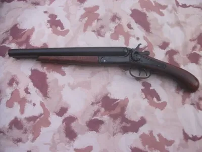 Mad Max Shotgun Double-Barrel Pistol USA 1881 Inerte - Denix