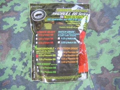 Precision BB Biodegradable 0,25 FDA Approved Diametro 5,95 - Madbull