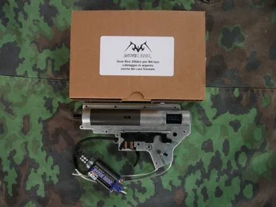 Gear Box Full Set 25BB-S per ASG con Gear Box Di 2° Gen. Cavetteria Anteriore - Magic Box (Taiwan)