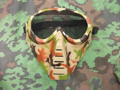 Maschera Di Protezione a Rete in Colorazione - softair italia