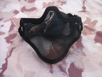 Maschera-Mentoniera a Rete - softair italia