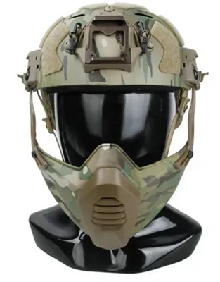 Super Flowing Helmet Light Version with Modular Lightweight Mask - TMC Tactical Gear