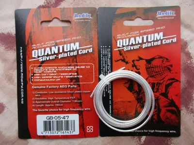 Modify Low Resistance Plated Copper Wire Cavo Elettrico Argentato Bassa Resistenza By Modify - Modify-Tech