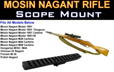 Mosin Nagant Rifle Scope Mount M44-91 - NcStar