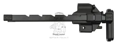 MP5 Calcio Retrattile Retractable Stock con Guide in Metallo - Snow Wolf