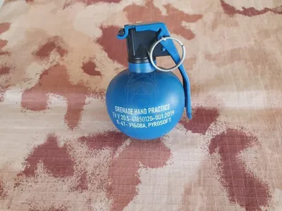 NATO P-67P Powder Hand Grenade IP66 Waterproof Rating - Pyrosoft