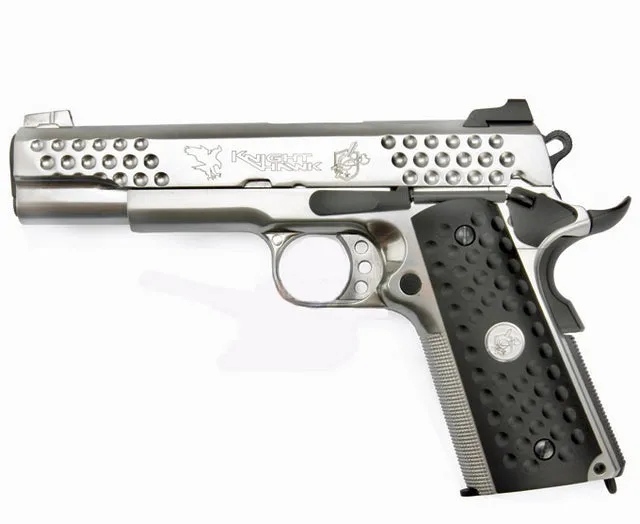 WE Airsoft NightHawk 1911 KAC Version Full Metall · Plata