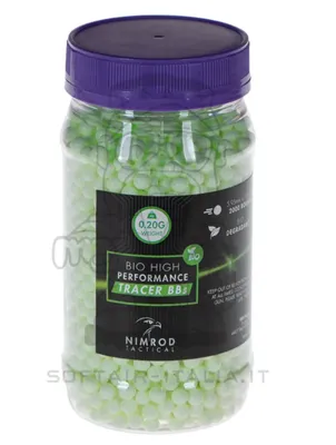 Tracer Bio 0,20 Fluorescent BB Pallini Traccianti 2000PCS - Nimrod