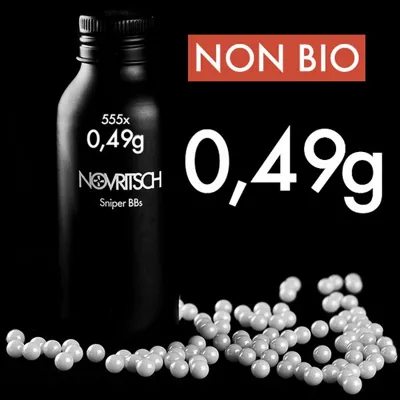 0.49g x 555PCS Sniper BBs - Novritsch Airsoft Upgrades