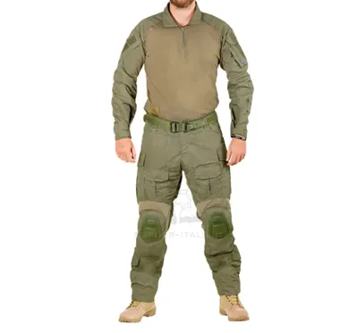 Drab Combat Uniform Mimetica Combat Shirt Size Taglia L - 8Fields