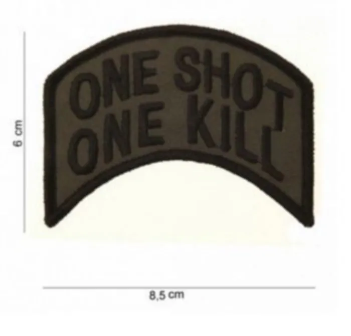 softair italia One Shot One Kill Patch