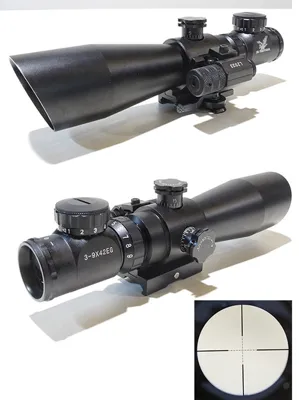 Ottica con Laser QD 3-9x42 - JS Tactical
