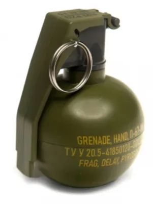 P-67M NATO Pyroft Class P1 en 16263 - 3 Realistic Hand Grenade - Pyrosoft