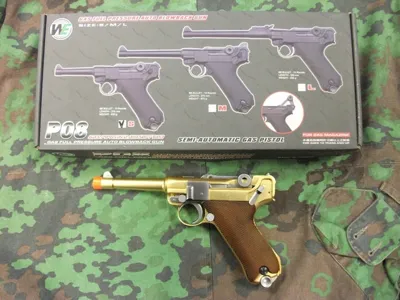 P08 Plated 24K 4" Full Metal - WE Airsoft