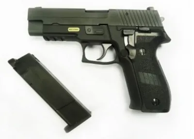 P226 - F226 SIG Type Railed Frame Full Metal Pistol - WE Airsoft
