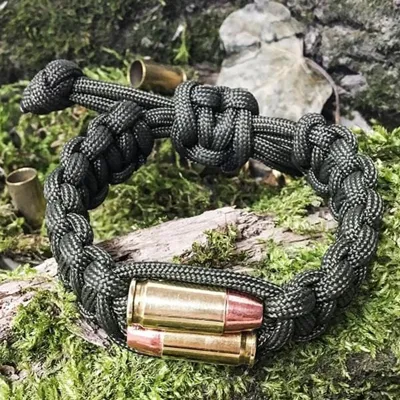 Paracord Rope 9x21 Bullett Twins Bracelet - Klaus
