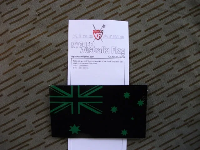 King Arms Patch IFF Australia Flag DG