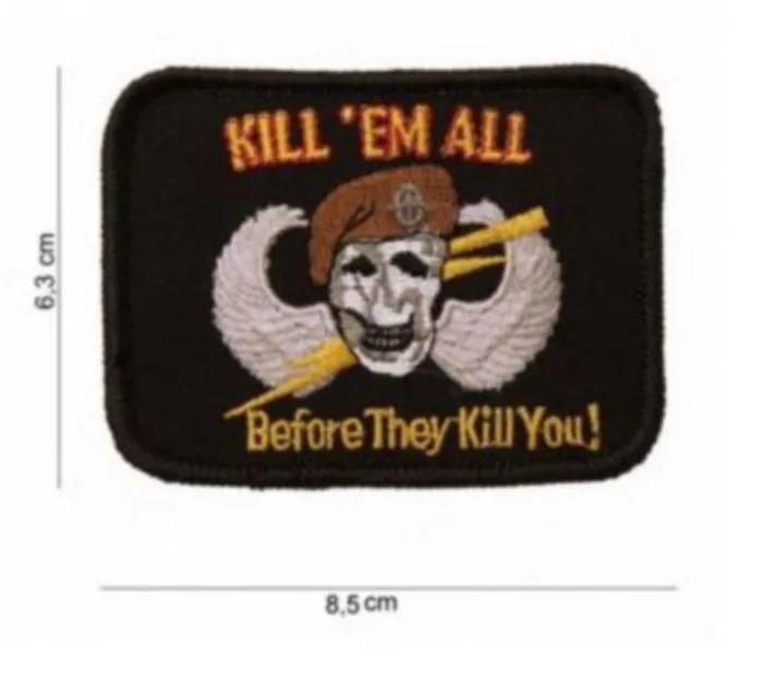 softair italia Patch Kill 'Em All Before They Kill You