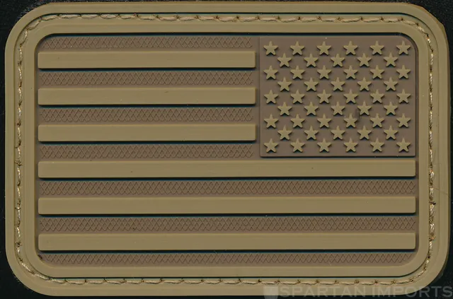 softair italia Patch USA Flag Dx · Tan / FDE