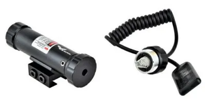 Pistol Red Laser Weaver - Picatinny Puntatore Laser con Comando Remoto - JS Tactical