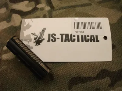 Pistone in Nylon con Cremagliera in Acciaio 15 Denti - JS Tactical