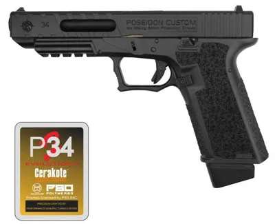 P80 Inc Licensed Cerakote PPW-P34 EVO 2 Pistol - Poseidon