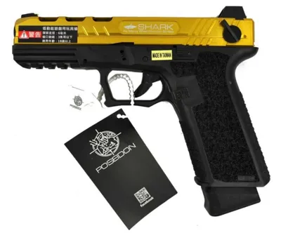 PPW-P18 Shark Pistol Cerakote Slide - Poseidon