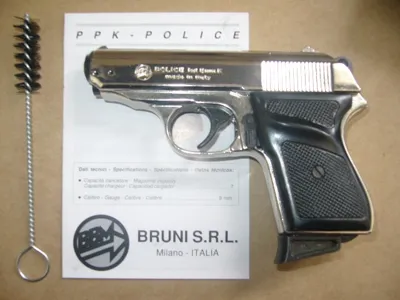 PPK Police Chrome a Salve - Bruni