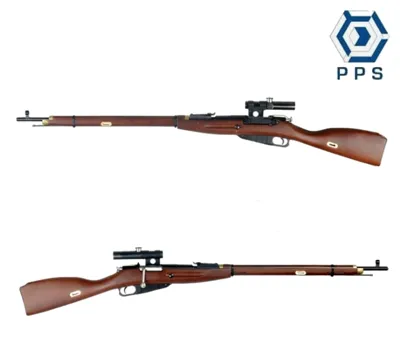 Mosin Nagant M1891-30 PU Scope Full Wood & Metal Spring Bolt Action Rifle - PPS Technology