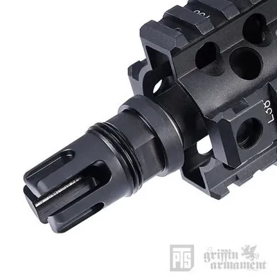 > Griffin Armament - Taper Mount Minimalist Stealth Flash Suppressor 14mm CCW - PTS Syndicate