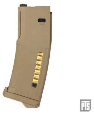 EPM 30-120BB Enhanced Polymer Magazine (EPM) for Tokyo Marui Recoil Shock Next Generation M4 - SCAR - 416D Series - PTS Syndicate