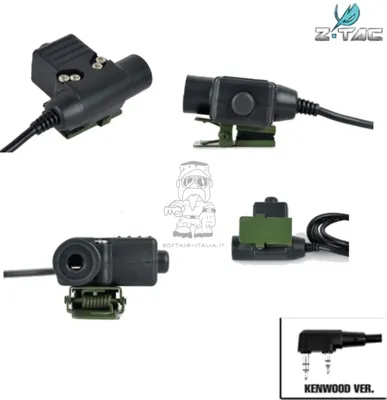 PTT Kenwood - Baofeng ZU94 Style Military Standard - Z-Tactical