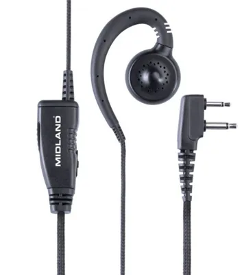 PTT MA29 Microfono Auricolare Type 2 Pin C1672 Secure TX ® - Midland