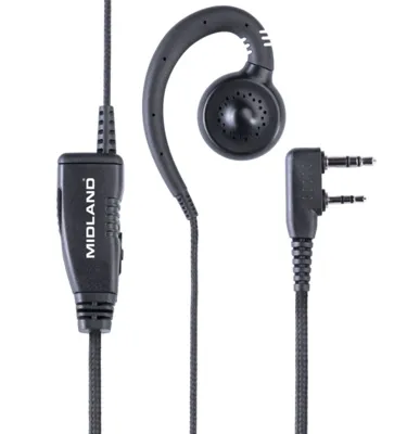 PTT MA29-LK Microfono Auricolare Kenwood Type 2 Pin C1670 Secure TX ® - Midland