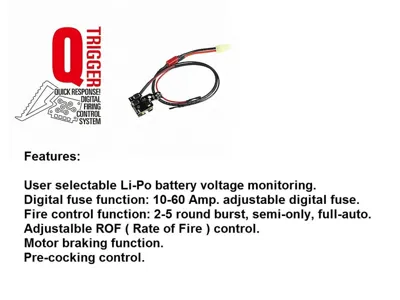 QRS Digital Trigger M4 - M16 Avalon Similars VF9-WIRQT01 By - Vega Force Company