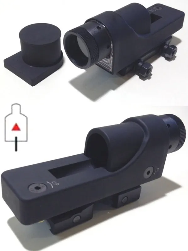 Element Reflex-Dot Sight Trijicon Type 1x24 Triangle · Rojo