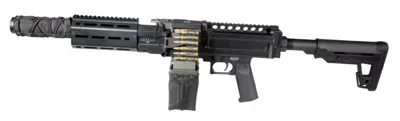 LMG Aquila VII Full Metal Li-Po Ready Magnetic Magazine - Secutor Arms