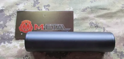 Silenziatore Silencer Smooth Repro DX - SX 130 x 32mm. By WDSN > - Metal
