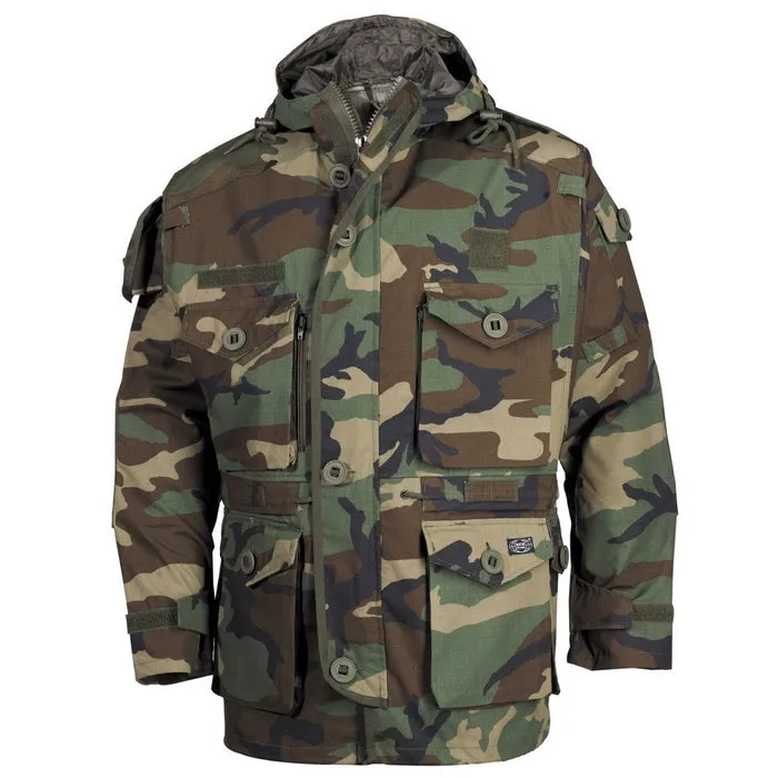 MFH Int. Comp Smock Commando Jacket Rip Stop · Woodland