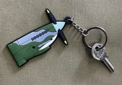 Spitfire 3D PVC Keychain Portachiavi - softair italia