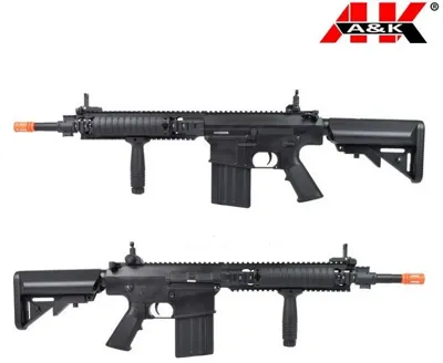 SR25 Crane Stock Full Metal - A&K (China)